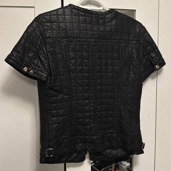 Faux Leather short sleeved jacket - Picture 4 of 4